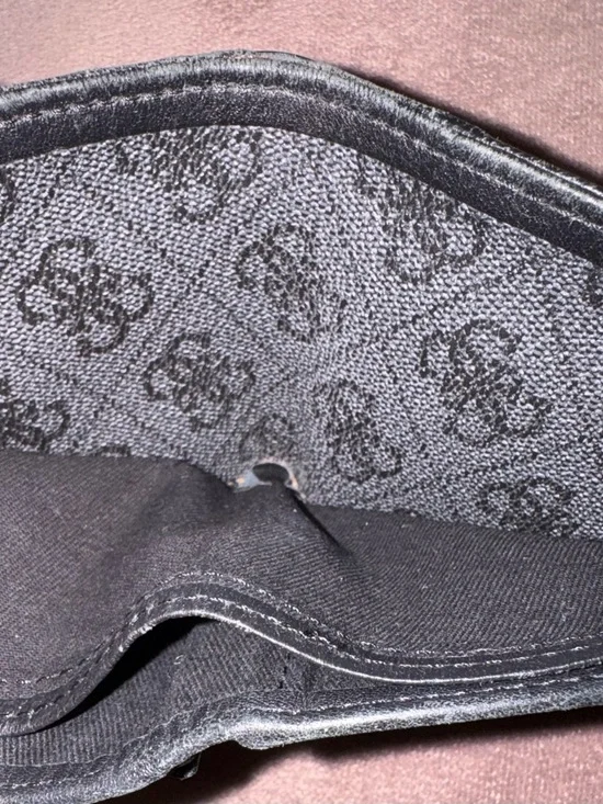 Guess Grey Textured Wallet with Subtle Monogram Pattern - Picture 10 of 14